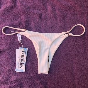 Frankies bikinis Scarlett Bottom in white